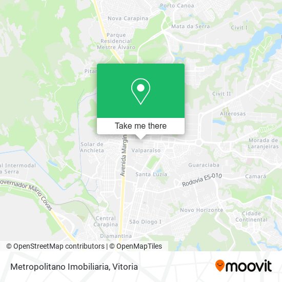 Metropolitano Imobiliaria map