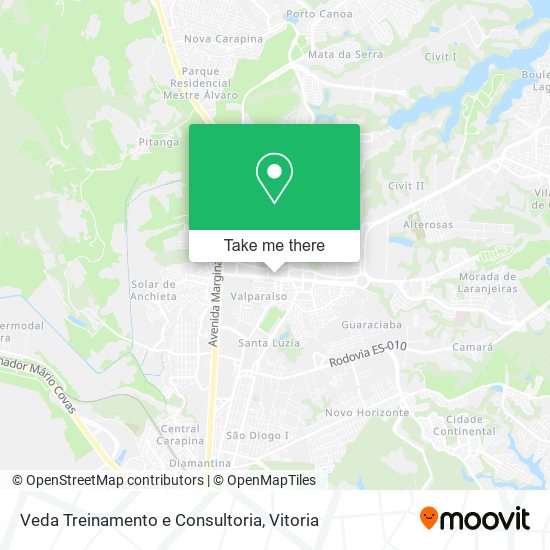 Veda Treinamento e Consultoria map