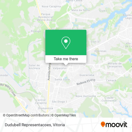 Dudubell Representacoes map