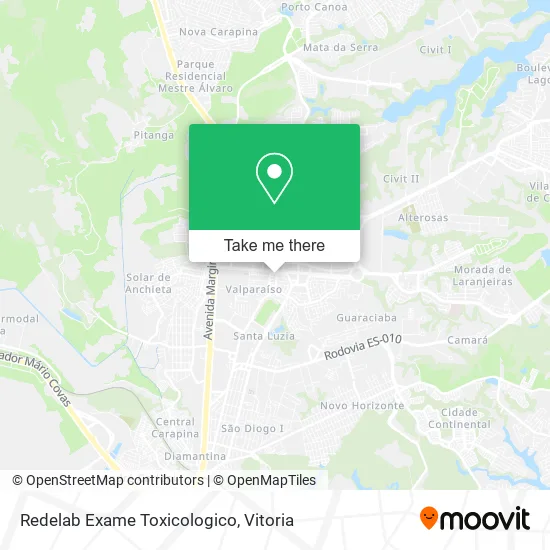 Redelab Exame Toxicologico map