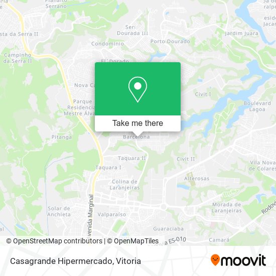 Casagrande Hipermercado map