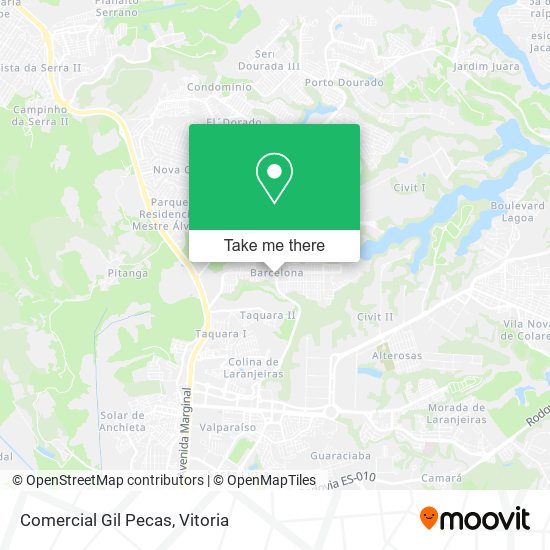 Comercial Gil Pecas map