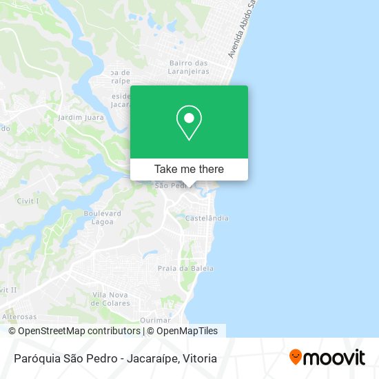 Paróquia São Pedro - Jacaraípe map