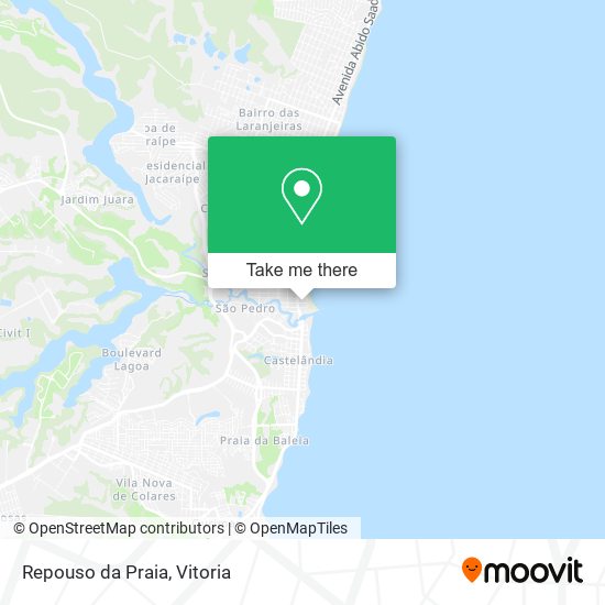 Repouso da Praia map