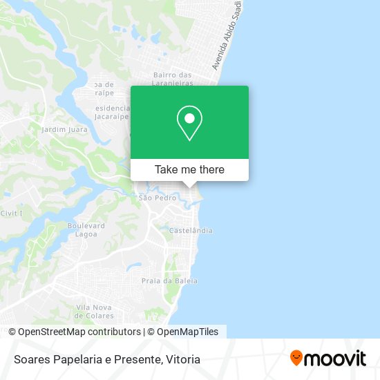 Soares Papelaria e Presente map