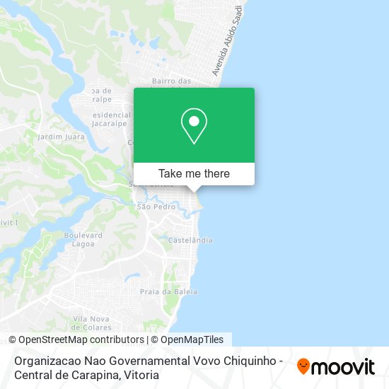 Organizacao Nao Governamental Vovo Chiquinho - Central de Carapina map