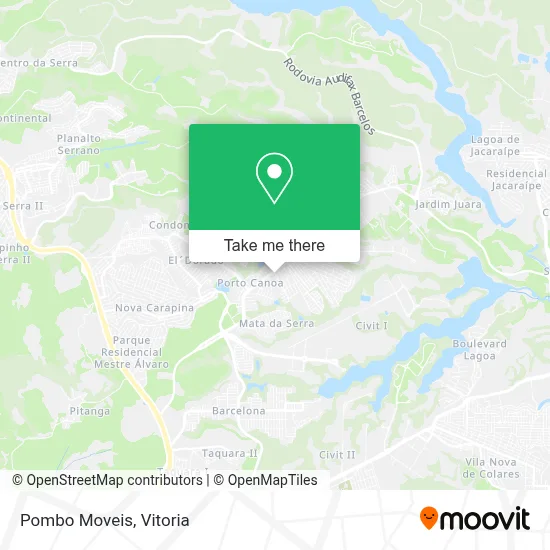 Pombo Moveis map