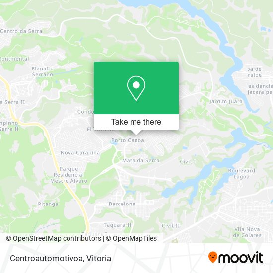 Centroautomotivoa map