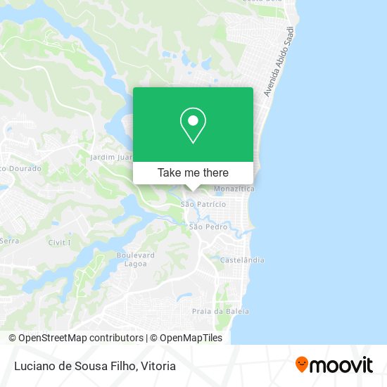 Luciano de Sousa Filho map