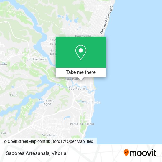 Sabores Artesanais map