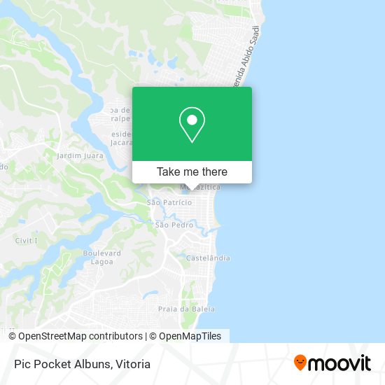 Pic Pocket Albuns map