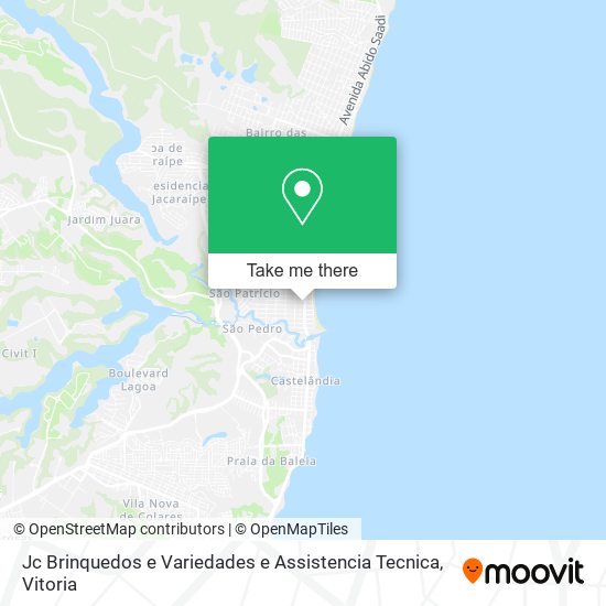 Jc Brinquedos e Variedades e Assistencia Tecnica map