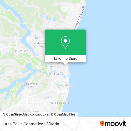Ana Paula Cosmeticos map