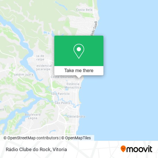 Rádio Clube do Rock map