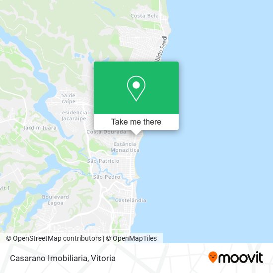 Casarano Imobiliaria map