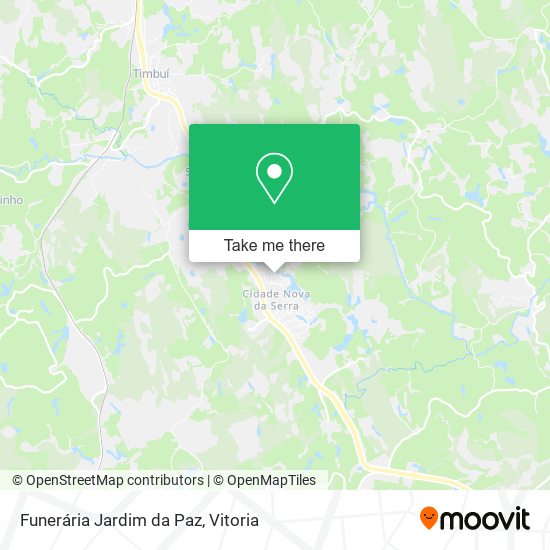 Funerária Jardim da Paz map
