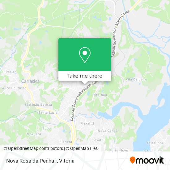 Nova Rosa da Penha I map