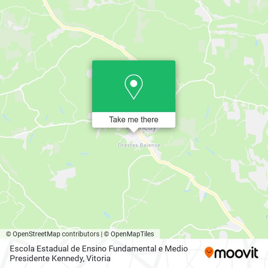 Escola Estadual de Ensino Fundamental e Medio Presidente Kennedy map