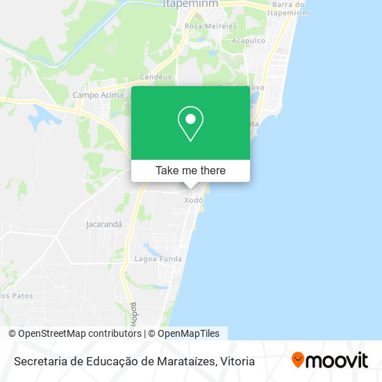 Secretaria de Educação de Marataízes map