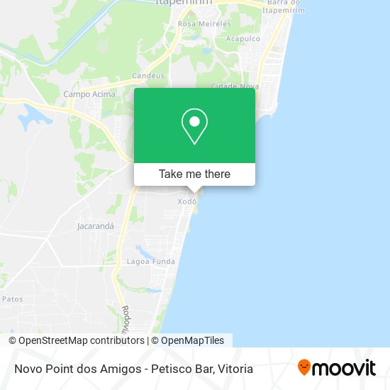 Novo Point dos Amigos - Petisco Bar map
