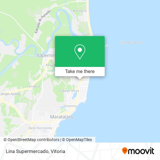 Lina Supermercado map