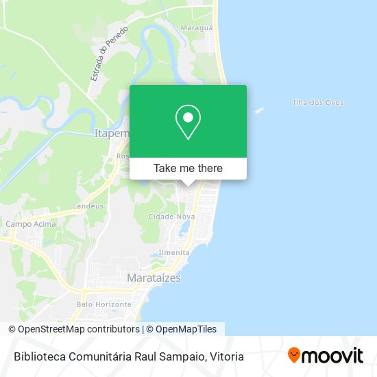 Biblioteca Comunitária Raul Sampaio map