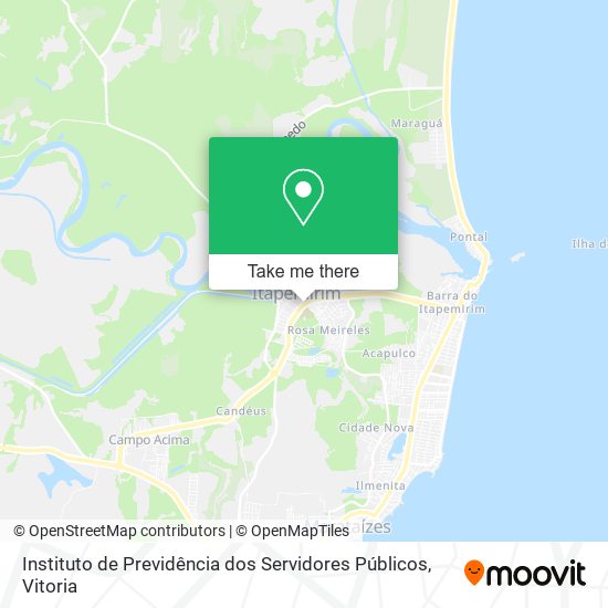 Instituto de Previdência dos Servidores Públicos map