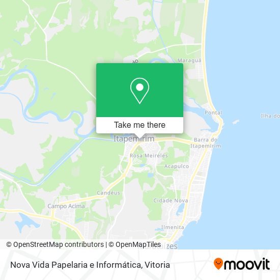 Nova Vida Papelaria e Informática map