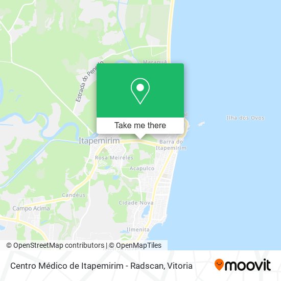 Centro Médico de Itapemirim - Radscan map