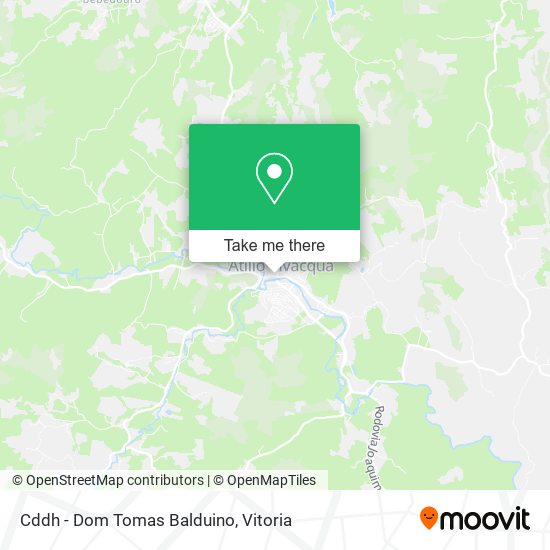 Cddh - Dom Tomas Balduino map