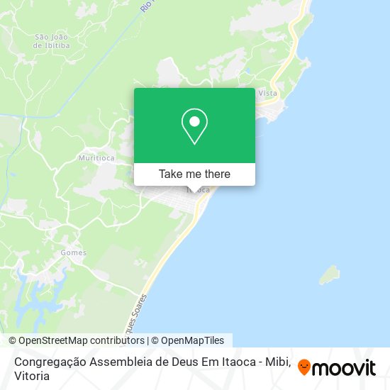 Congregação Assembleia de Deus Em Itaoca - Mibi map