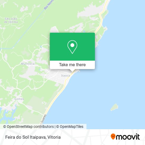 Feira do Sol Itaipava map