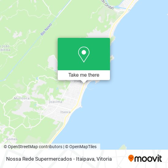 Nossa Rede Supermercados - Itaipava map