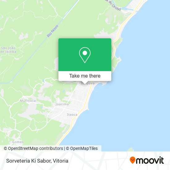 Sorveteria Ki Sabor map