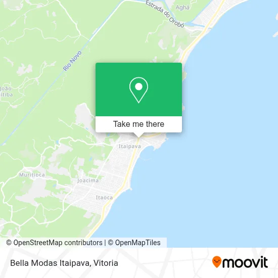 Bella Modas Itaipava map