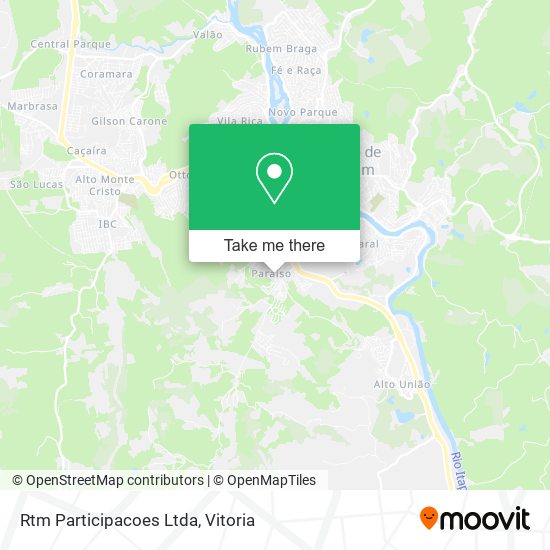 Rtm Participacoes Ltda map