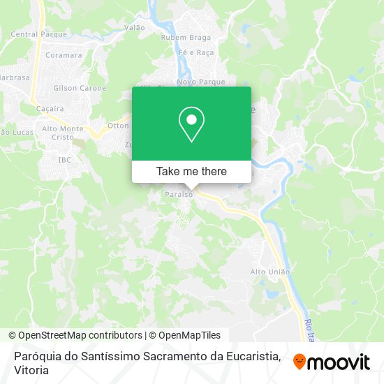 Paróquia do Santíssimo Sacramento da Eucaristia map