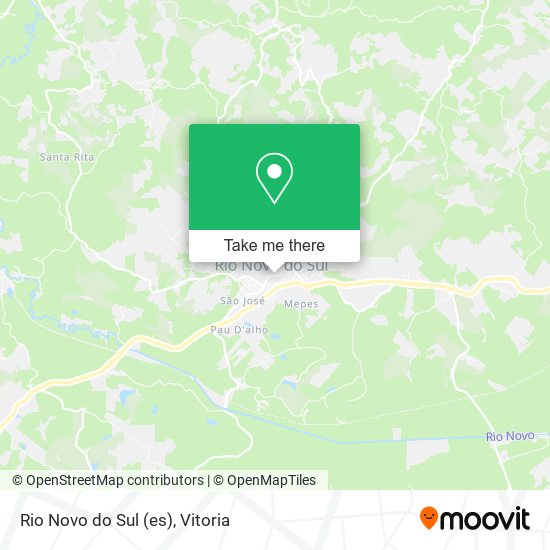 Rio Novo do Sul (es) map