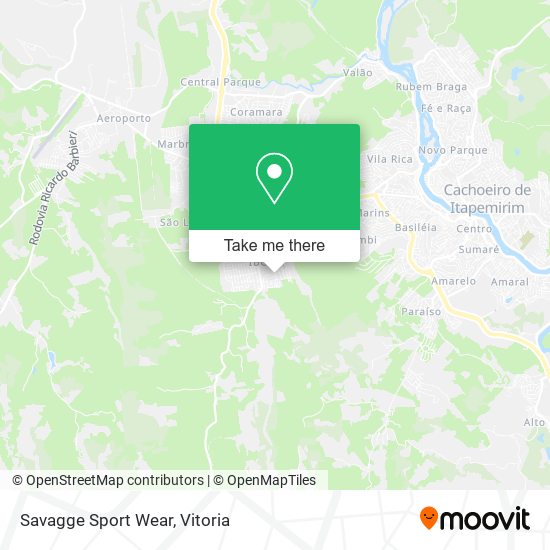 Savagge Sport Wear map
