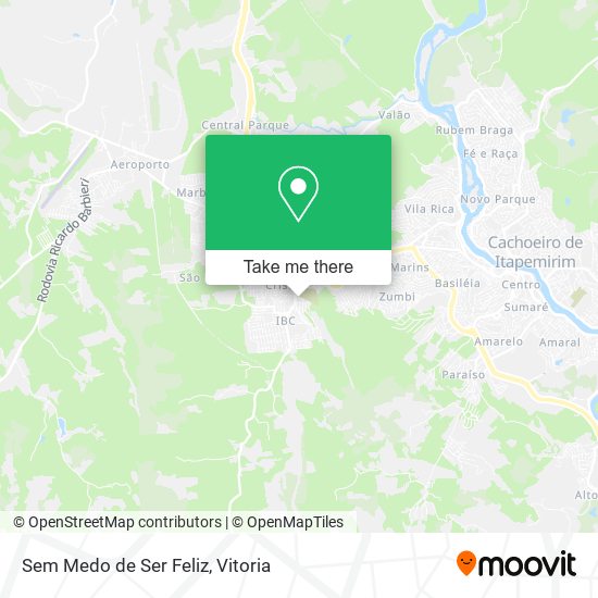 Sem Medo de Ser Feliz map