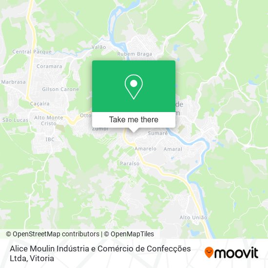 Alice Moulin Indústria e Comércio de Confecções Ltda map