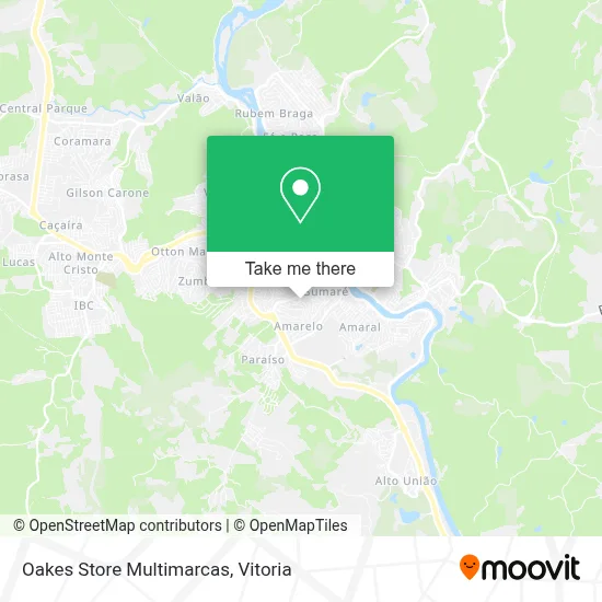 Oakes Store Multimarcas map