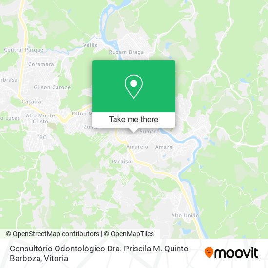 Consultório Odontológico Dra. Priscila M. Quinto Barboza map