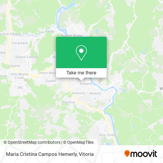 Maria Cristina Campos Hemerly map