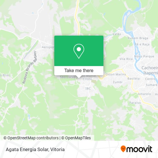Agata Energia Solar map