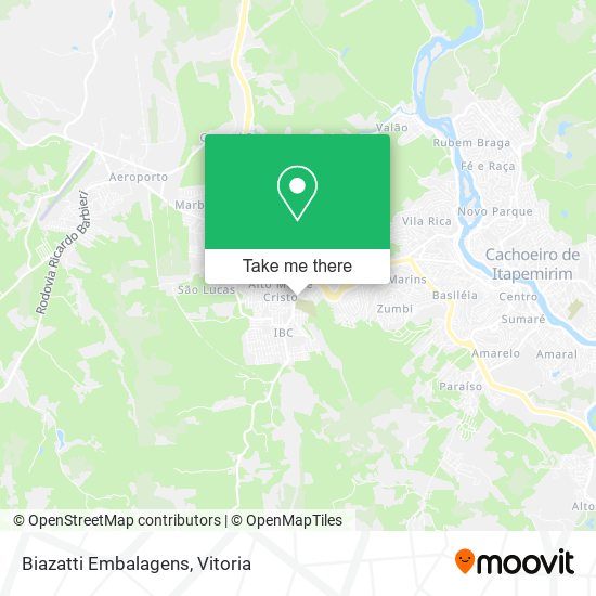 Biazatti Embalagens map