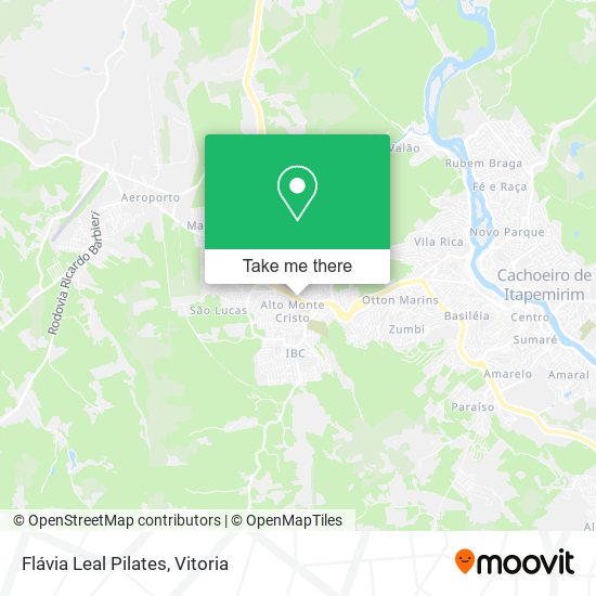 Flávia Leal Pilates map