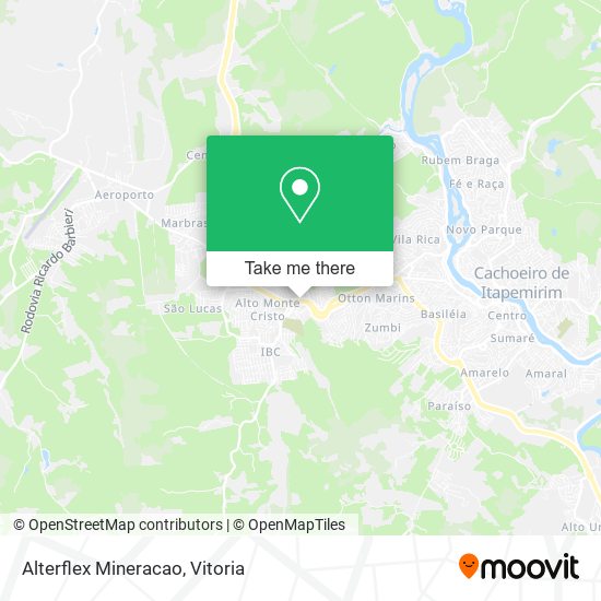 Alterflex Mineracao map