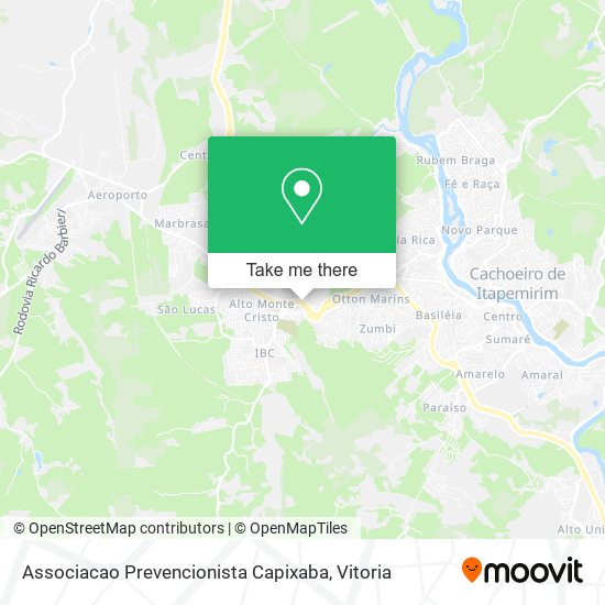 Associacao Prevencionista Capixaba map
