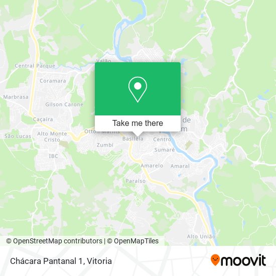 Chácara Pantanal 1 map